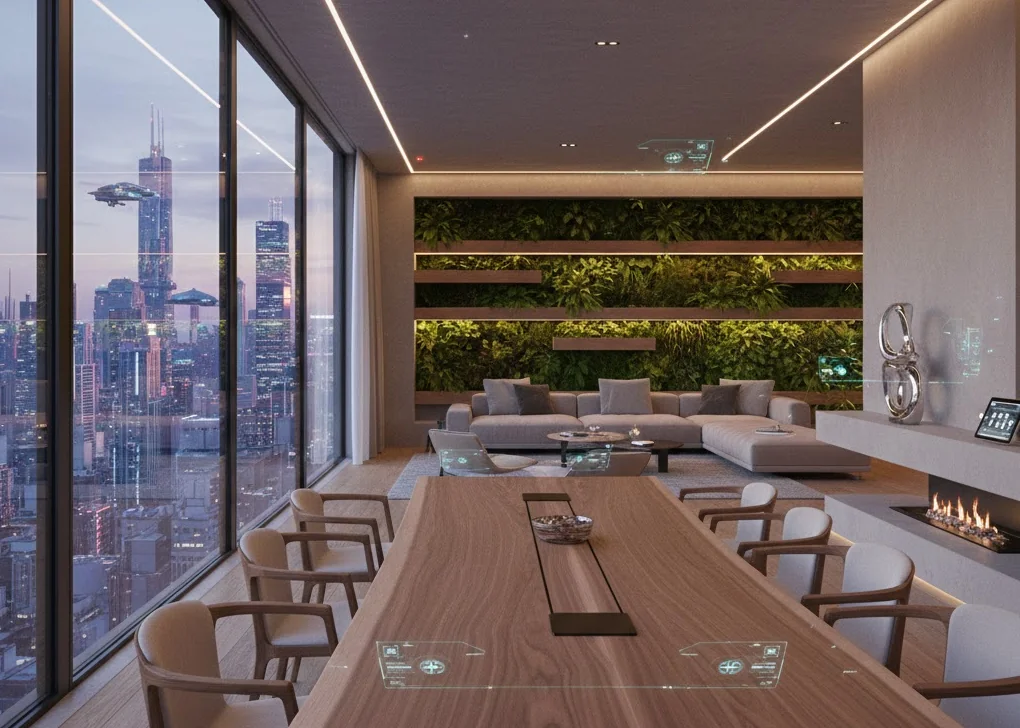 Biofilni dizajn prostora zid sa biljkama